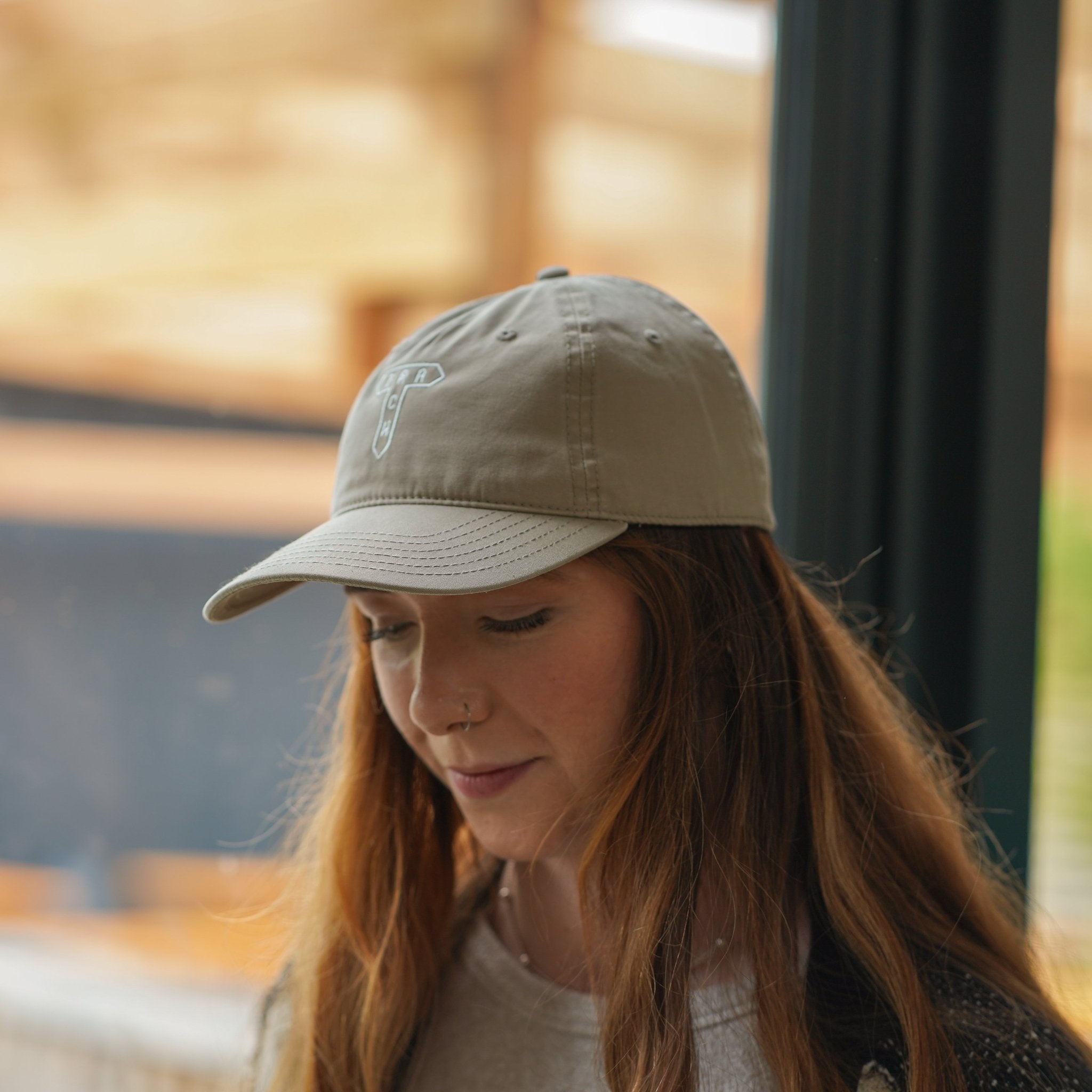 Track Logo Dad Cap - Cement - Track Brewing Company Limited