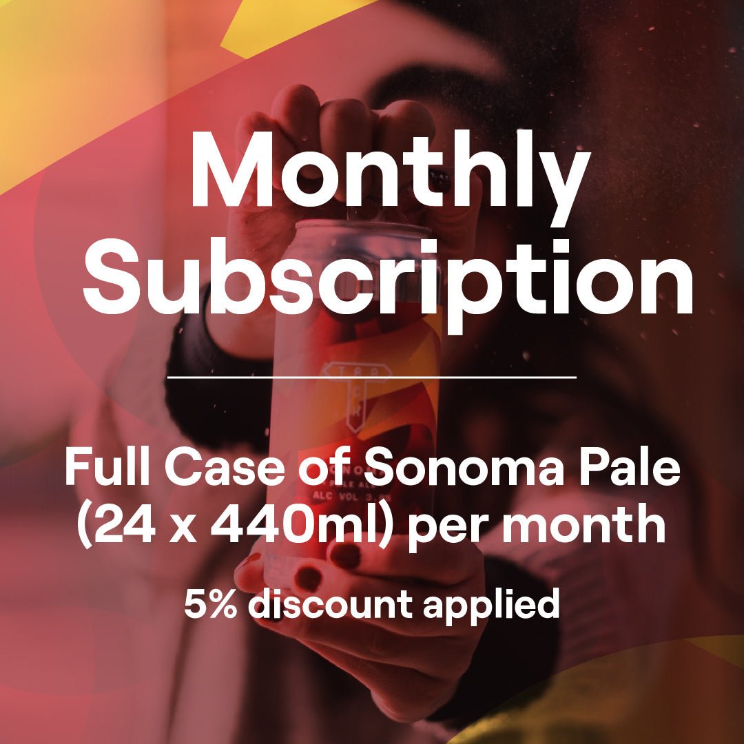 Sonoma | Pale Ale | 3.8% - (24 x 440ml) Monthly Subscription - Track Brewing Company Limited